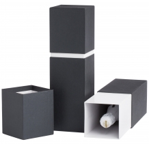 Champagne-/wijn geschenkdoos 9,2x9,2x33,4cm (BxDxH) 1-kleur